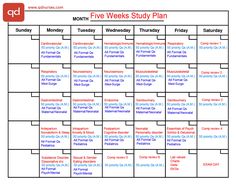 Five Weeks Plan. Nclex. Nclex Study Schedule, Study Plan Template, Study Schedule Template, Nclex Study Plan, Nursing Study Guide