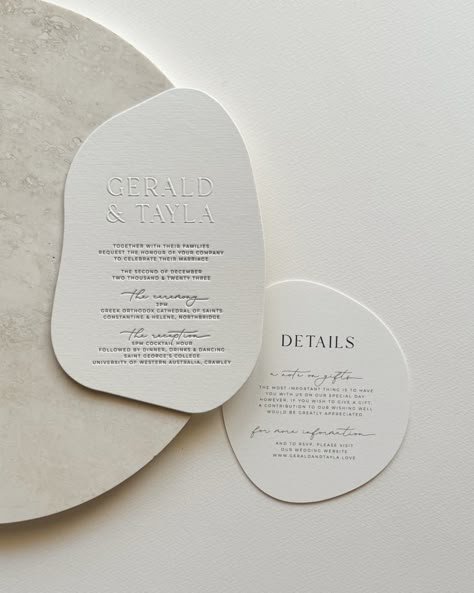 INVITATION SUITES – Paige Tuzée Designs Modern Neutral Wedding Invitation, Innovative Wedding Invitations, Neutral Wedding Stationary, Invite For Wedding, Wedding Invitation Suite Ideas, Design Wedding Invitation, Invitation Unique, Events Company Branding, Over The Top Wedding Invitations