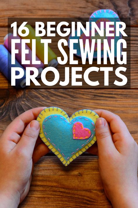 Sewing With Felt Projects, Ideas For Felt Crafts, Soft Felt Crafts, Easy Felt Sewing Projects For Beginners, Projects Using Felt, Felt Embroidery Patterns Free Printable, Hand Sewing Felt Projects, Simple Handsewn Projects, Felt And Embroidery Projects