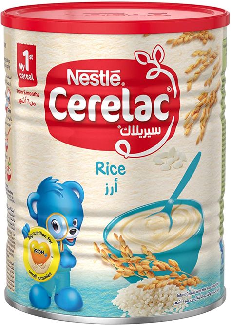 Nestle Cerelac Infant Cereal Baby Food Rice, Tin Pack, 400g: Buy Online at Best Price in UAE - Amazon.ae Infant Cereal, Perlengkapan Bayi Diy, Food Rice, Prepared Food, Nutritional Deficiencies, Mastercard Credit Card, Formula Cans, Baby Eating, Breast Milk