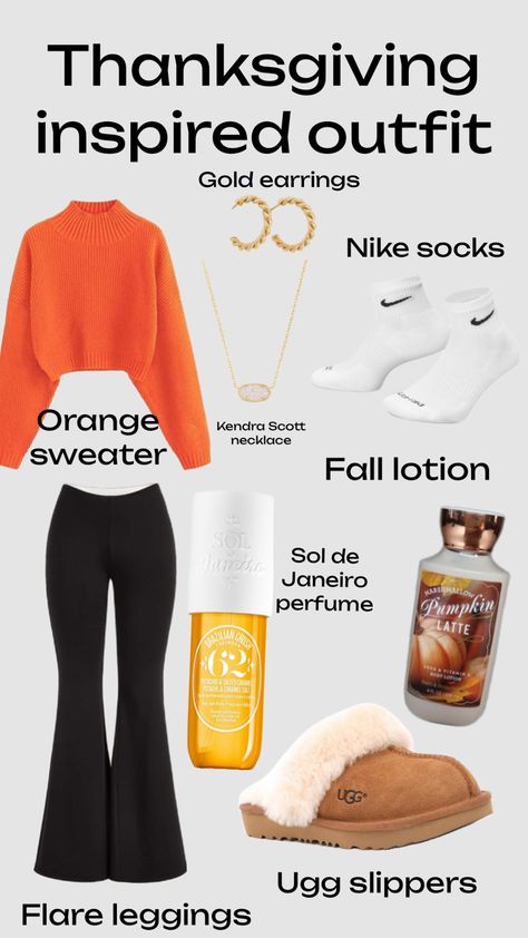 Preppy Thanksgiving, Outfit Inspo Shuffles, Nike Socks, Pumpkin Latte, Kendra Scott Necklace, Ugg Slippers, Cute Preppy Outfits, Preppy Outfit, Thanksgiving Outfit