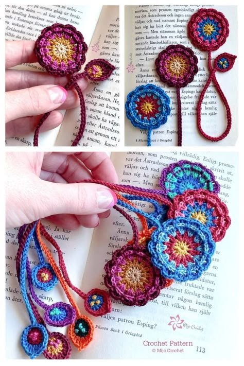 Little Bookmark Free Crochet Patterns For Mother's Day - DIY Magazine Mother’s Day Crochet Patterns, Crochet Flower Bookmarks Free Patterns Easy, Crocheted Flower Bookmarks, Crochet Patterns For Bookmarks, Mothers Day Crochet Patterns, Crochet Bookmark Patterns Free Easy, Free Crochet Flower Bookmark Patterns, Mother's Day Crochet Ideas, Crochet Flower Bookmark Pattern