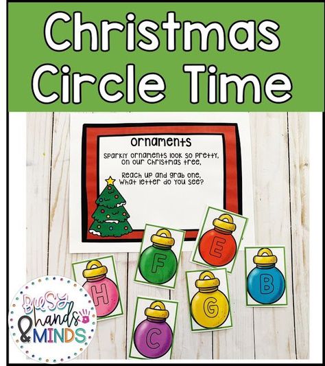 Preschool Christmas Centers, Christmas Circle Time, Circle Time For Preschool, Christmas Literacy Activities, Preschool Circle Time Activities, Christmas Learning Activities, Circle Time Ideas, Prek Christmas, Christmas Questions