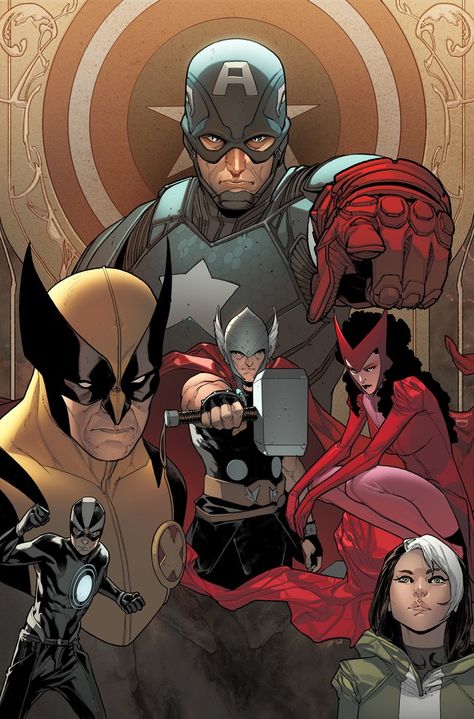 Sara Pichelli, Uncanny Avengers, Avengers 1, Marvel Artwork, Avengers Comics, Uncanny X-men, Bd Comics, Marvel Comics Art, Comics Marvel