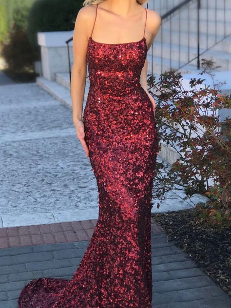 Check out this great offer I got! #shopping Sequin Prom Dresses Mermaid, Burgundy Prom Dress Mermaid, Burgundy Formal Dress, Backless Evening Gowns, Burgundy Evening Dress, Sweep Train Prom Dress, Evening Dresses Uk, Gorgeous Prom Dresses, Prom Dresses Long Mermaid