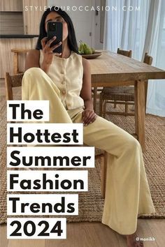 Summer2024 Fashion Trends, Summer Trend Outfits 2024, Trending Summer Outfits 2024 Women, Paris Fashion Summer 2024, 2024 Outfit Trends For Women Summer, Summer 2024 Trends Outfit, Summer Clothing Trends 2024, Summer 2024 Must Haves, Summer 2024 Fashion Trends Women