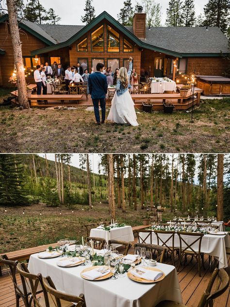 How to Elope in Breckenridge, Colorado — Vow of the Wild Backyard Colorado Wedding, Mountain Home Wedding, Breckenridge Wedding Venues, Wedding At A Cabin, Airbnb Elopement Colorado, Elopement Ideas In Colorado, Airbnb Wedding Colorado, Mountain Elopement Decor, Airbnb Backyard Wedding