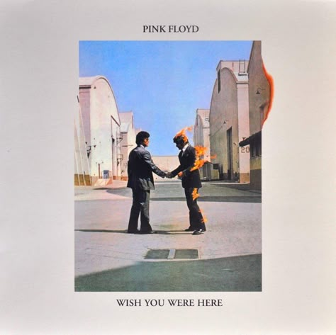 Pink Floyd - Wish You Were Here Pink Floyd Album Covers, Storm Thorgerson, Pink Floyd Albums, Great Albums, Wish You Were Here, Best Albums, Metal Gear Solid, Album Cover Art, Wish You Are Here