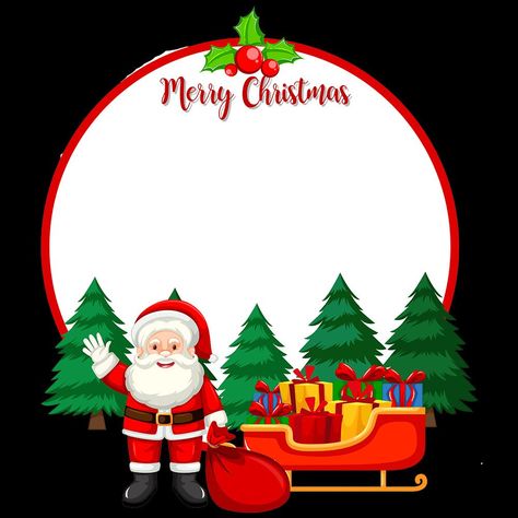 Free downloadable Santa sleigh clipart with transparent background. Easy to resize for any project you are working on. Pin it. #holidays #crafts Christmas Pictures Clipart, Fabric Santa, Happy Christmas Day, Christmas Photo Frame, Merry Christmas Pictures, Christmas Topper, Christmas Gift Tags Printable, Christmas Card Art, Merry Christmas Happy Holidays