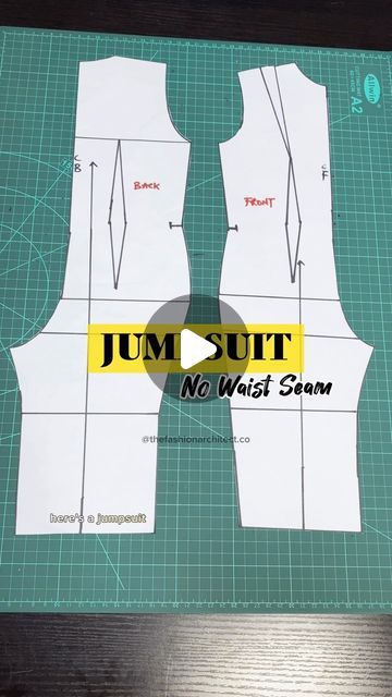 How To Stitch Jumpsuit For Women, Linen Jumpsuit Pattern Free, Jumpsuit Pattern Drafting, Jumpsuits For Women Pattern, How To Sew A Jumpsuit, How To Make A Jumpsuit, Jumpsuit Pattern Sewing Tutorials, Linen Jumpsuit Pattern, Jumpsuit Pattern Sewing Free