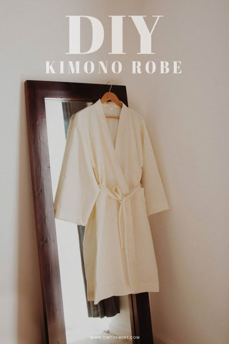 Kimono Robe Sewing Pattern, Free Sewing Patterns For Women Tops, Kimono Sewing Pattern, Diy Kimono, Diy Vetement, Kimono Pattern, Sewing Tutorials Free, Sew Ins, Making Clothes