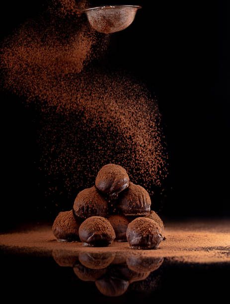 Chocolate Truffle Stock Photos, Pictures & Royalty-Free Images - iStock Chocolate Business Ideas, Chocolate Photography, Chocolate Shots, Healthy Dark Chocolate, Chocolate Photos, Chocolate Pictures, Food Art Photography, Dessert Photography, Candy Truffles