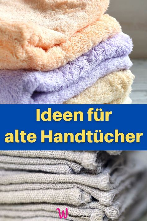 Das alles kannst du aus alten Handtüchern machen Upsicling Ideas, Easy Slider Recipes, Easy Slider, Tanning Skin Care, Homemade Tzatziki, Waste Recycling, Old Towels, Backyard Remodel, Diy Upcycling