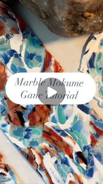 Handmade Jewelry by Kate on Instagram: "A little look at the process behind my marble + Mokume Gane technique that I’m using on my Sea Collection. Pieces from this collection launch on August 15 🙌💙 #polymerclayslab #polymerclay #mokumegane #mokumeganejewelry #polymerclaytutorial #handmadeclayjewelry" Mokume Gane Tutorial, Clay Arts, Homemade Clay, Marbled Clay, Ceramic Jewellery, Jewellery Diy, Handmade Clay Jewelry, Mokume Gane, Polymer Clay Tutorials