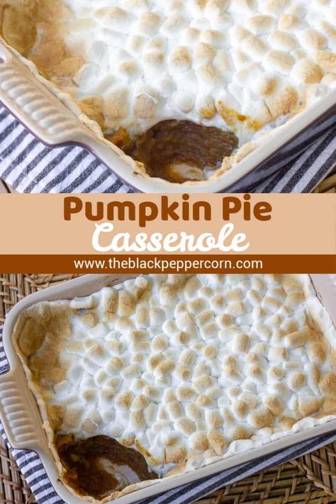 Pumpkin Pie Casserole Recipe, Pumpkin Pie Casserole, Pumpkin Casserole Dessert, Pumpkin Marshmallow Pie, Fall Casserole Recipes, Pumpkin Casserole, Paleo Chocolate Cake, Dairy Free Chocolate Cake, Banana Pudding Desserts