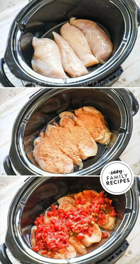 3 Ingredient Crock Pot Chicken, Crock Pot Shredded Chicken Tacos, Chicken Tacos Healthy, Crockpot Tacos, Crockpot Shredded Chicken Tacos, Easy Crockpot Chicken Recipes, Crock Pot Chicken Tacos, Crock Pot Shredded Chicken, Chicken Breast Tacos