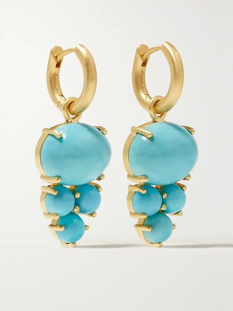 Gem Drops Turquoise Earrings Convertible Jewelry, Gold Diamond Drop Earrings, Turquoise Necklaces, 2024 Jewelry, 3 Earrings, Ancient Jewellery, Turquoise Hoop Earrings, Arrowhead Necklace, 2015 Trends