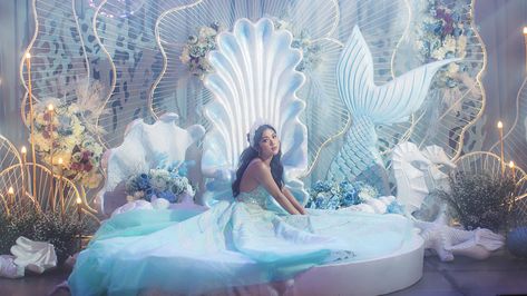 Under The Sea Quinceanera Theme, Debut Theme Ideas, Debut Themes, Debut Theme, Underwater Wedding, Debut Dresses, Quinceanera Themes Dresses, Debut Ideas, Mermaid Theme Birthday Party