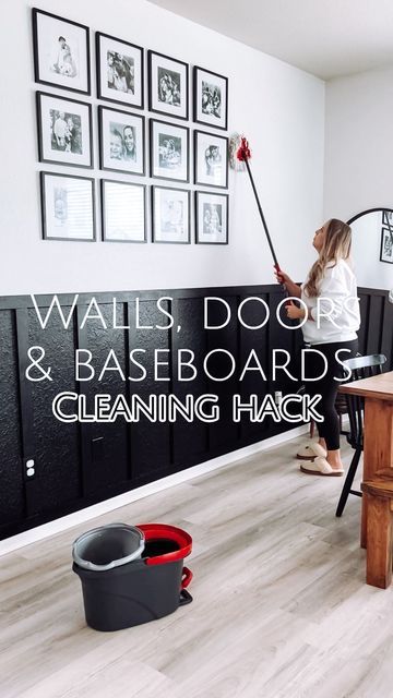 O Cedar Spin Mop Cleaning Walls, Deep Cleaning Walls, Cleaning Walls With Fabric Softener, Wall Cleaner Spin Mop, How To Clean Your Walls With A Mop, How To Keep Baseboards Clean, O Cedar Spin Mop Wood Floors, Wall Cleaning With Spin Mop, Cleaning Baseboards With Spin Mop