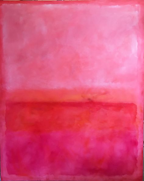 Pink Rothko Rothko Paintings, Rothko Art, Pink Painting, Contemporary Abstract Painting, Up Book, Colour Field, Mark Rothko, Pink Abstract, Art Abstrait