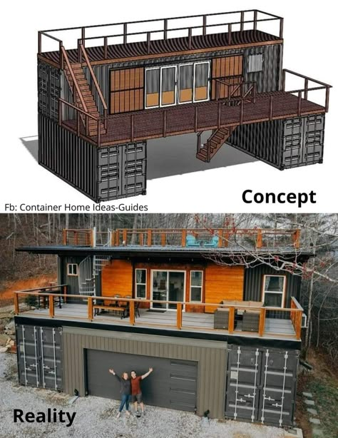 Conex Shop Ideas, Modern Warehouse, Shipping Container Home Designs, Shipping Container House Plans, Container Houses, Building A Container Home, Container House Plans, Container Home, Container House Design