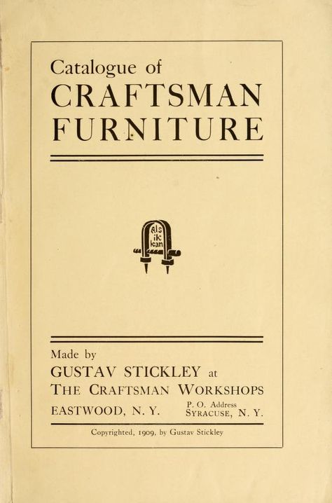 Stickley Furniture Plans, Craftsman Style Decor, Craftsman Houses, Craftsman Style Furniture, Stickley Furniture, Gustav Stickley, Mission Furniture, Antique Woodworking Tools, Craftsman Furniture