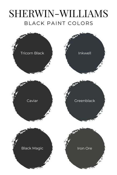 Sherwin-Williams Tricorn Black: Paint Color Review - Stefana Silber