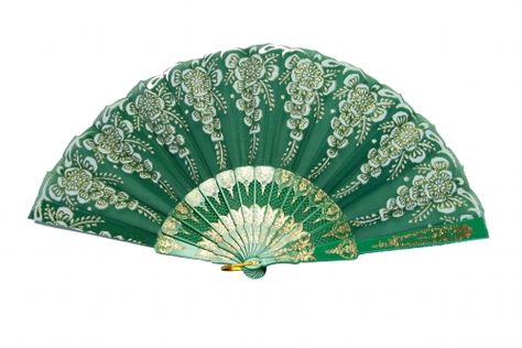 Chinese Hand Fan, Wedding Paddle Fans, House Of Anubis, Fan Favors, Chinese Fans, Chinese Fan, Antique Fans, Folding Hand Fan, Royal Green