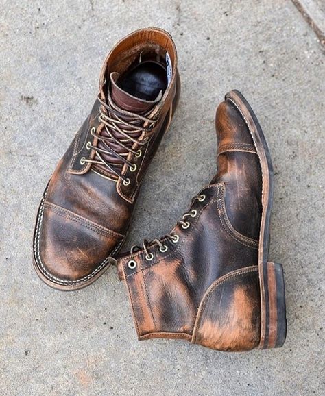 Brown vintage boots