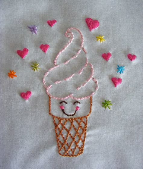 Baby Dress Embroidery, Cream Embroidery, Hand Embroidery Videos, Handmade Embroidery Designs, Embroidery Stitches Tutorial, Hand Work Embroidery, Hand Embroidery Projects, Baby Embroidery, Hand Embroidery Flowers