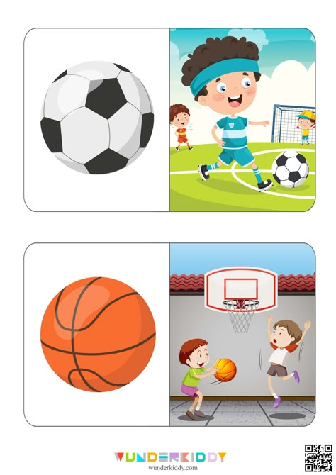 Sport For Kindergarten, Sport Preschool Activities, Sports Worksheets Preschool, Sports For Preschoolers, Sport Activities For Preschool, Sports Preschool Activities, Sport Activities For Kids, Sports Activities For Preschool, Sports Flashcards