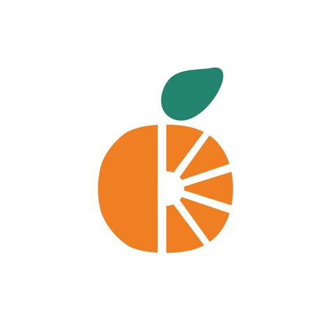 Logo Design Fruit, Minimalist Food Logo, Fruit Company Logo, Fruit Logo Branding, Grocery Branding, Fruit Branding, Grocery Logo, Orange Logo Design, Market Logo Design