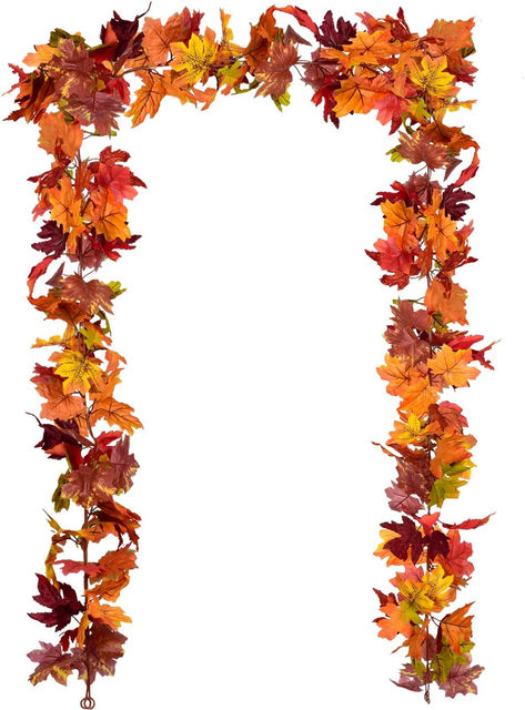 Foliage Garland, Wedding Fireplace, Amazon Halloween, Vine Garland, Leaves Changing Color, Fall Leaf Garland, Foliage Wreath, Hanging Vines, Green Garland