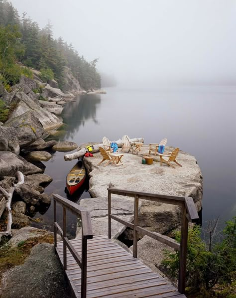 Waterfront Decks, Winkelman Architecture, Adirondack Cabin, House In Maine, Lake Summer, Cabin Rustic, Rustic Exterior, Residential Architect, Getaway Cabins