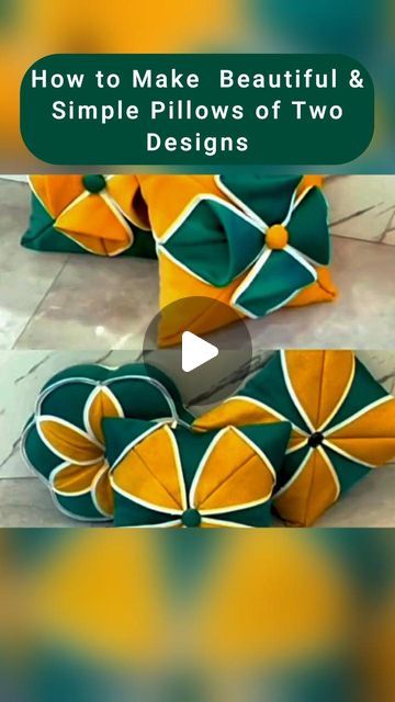 All Girls' Things on Instagram: "How to Make  Beautiful & Simple Pillows of Two Designs #pillowmaking #pillowdesign #satisfyingvideosdaily #handmade #diycraft #easytomake #giftideas2024 #trending2024reel #DIYSewing #cushionmaking #pillowlover #patchworkpillow #pillowdesign #cutepillow #diypillow #trending2024 #howto #handcraft #allgirlsthings #diyideas #selfimprovementdaily" How To Make Throw Pillows Diy, How To Make Cushion Covers, How To Make Pillow Covers, Sewing Pillow Patterns, Pillow Covers Diy, Diy Pillow Designs, Pillow Case Design, Fancy Pillows, Diy Cushion Covers