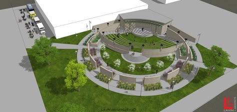 Amphitheater Plan, Amphitheater Design, Amphitheater Architecture, Historic Theater, Plaza Design, Tiered Seating, Theater Architecture, Open Air Theater, Outdoor Stage