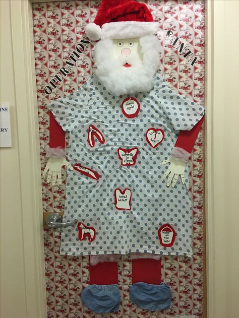 Santa could have on a sports jersey or referee shirt Christmas Door Decorating, Diy Christmas Door Decorations, Door Decorations Classroom Christmas, Holiday Door Decorations, Diy Christmas Door, Christmas Door Decorating Contest, Christmas Classroom Door, School Door Decorations, Door Decorating Contest