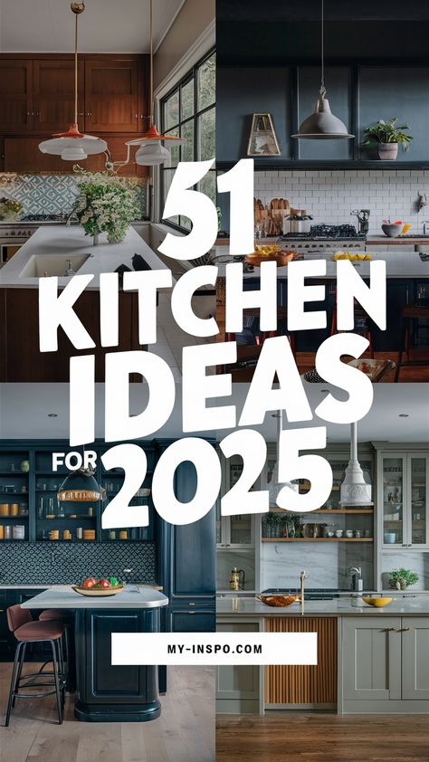 Explore 51 stylish kitchen trends for 2025! From geometric aesthetics to luxurious finishes, create a space that’s both functional and stunning. 🌟🍽️ #KitchenTrends2025 #HomeDecorIdeas #StylishSpaces Kitchen 2025 Design, Kitchen Cabinet Trends For 2025, 2025 Kitchen Remodel Ideas, Kitchen Interior 2025 Trends, New Kitchen Trends 2025, Trending Kitchen 2025, Kitchens Of 2025, Modern Kitchen Design 2025, Kitchen Cabinets 2025 Trends