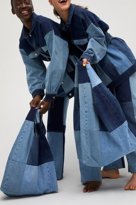 Monki Announces Upcycled Denim Capsule Collection Ropa Upcycling, Denim Inspiration, Denim Projects, Denim Ideas, All Jeans, Denim On Denim, Upcycle Jeans, Upcycled Fashion, Denim Trends