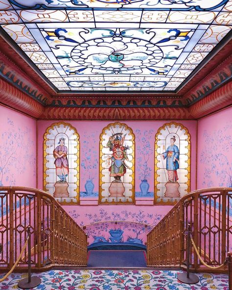 Royal Pavilion | Accidentally Wes Anderson Egypt Drawing, Royal Pavilion Brighton, Interior Design Studios, Regency Architecture, Western Spaghetti, Brighton Pavilion, Wes Anderson Aesthetic, Anderson Aesthetic, Pink Interiors