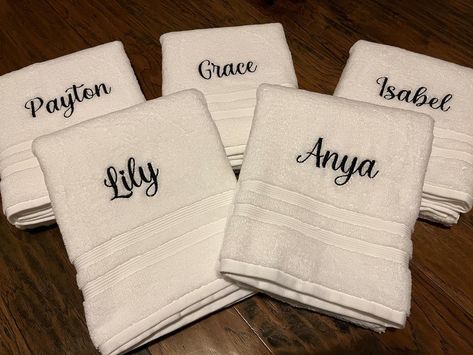 Monogrammed Bath Towels, Gangster Quotes, Monogrammed Hand Towels, College Colors, Monogram Towels, Personalized Towels, Face Cloth, Cotton Towels, Baby Romper