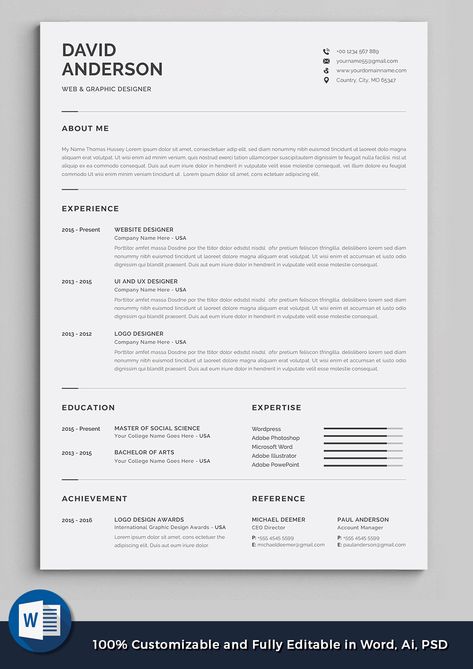 Ux Design Resume, Minimal Resume Design, Minimal Cv, Cv Ideas, Layout Portfolio, Cv Original, Font Love, It Cv, Unique Resume