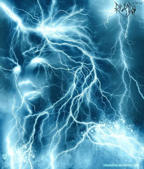 Magical Beings-Electric Elemental Lightning Art, Lightning Powers, Deep Books, Blue Lightning, Mcu Dr, Magic Aesthetic, Out Of The Blue, Drawing Style, Fantasy Aesthetic