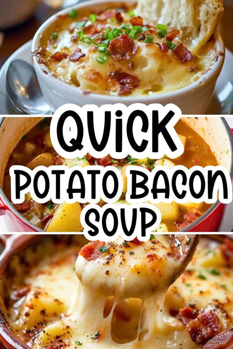 Check out this best bacon potato recipe there is for your fall lunch or dinner. Save this pin for later.