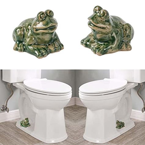 Frog Toilet, Frog Bathroom, Whimsical Bathroom, Replace Toilet, Toilet Decoration, Ceramic Frogs, Turtle Decor, Cute Turtle, Rough Plumbing