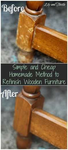 Simple and Cheap Homemade Method to Refinish Wooden Furniture Antique Desks, Desk Cabinet, Furniture Antique, Antique Desk, Old Dressers, Furniture Repair, Home Repairs, Furniture Restoration, Old Furniture