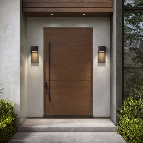 The Rocha Outdoor Wall Light is an ultra-contemporary outdoor lighting option, featuring integrated LED lamping, for those looking to create a sleek exterior look. While Rocha is deeply rooted in contemporary design, it's minimally styled and compliments a variety of styles of exterior homes. Outdoor Sconces Front Door, Bronze Outdoor Light Fixture, Exterior Lanterns, Contemporary Outdoor Lighting, Outdoor Light Fixture, Linear Island Lighting, Track Lighting Pendants, Outdoor Chandeliers, Outdoor Flush Mounts