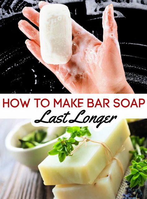 Bar soap is cheaper than body wash, but it just seems to melt away quickly. Let me show you how to make bar soap last longer with these three simple tricks. Soap Scraps, Survival Medicine, Diy Hygiene, Making Bar Soap, Carrot Raisin Salad, Grocery Savings Tips, Homesteading Tips, Laundry Detergent Recipe, Money Inspiration