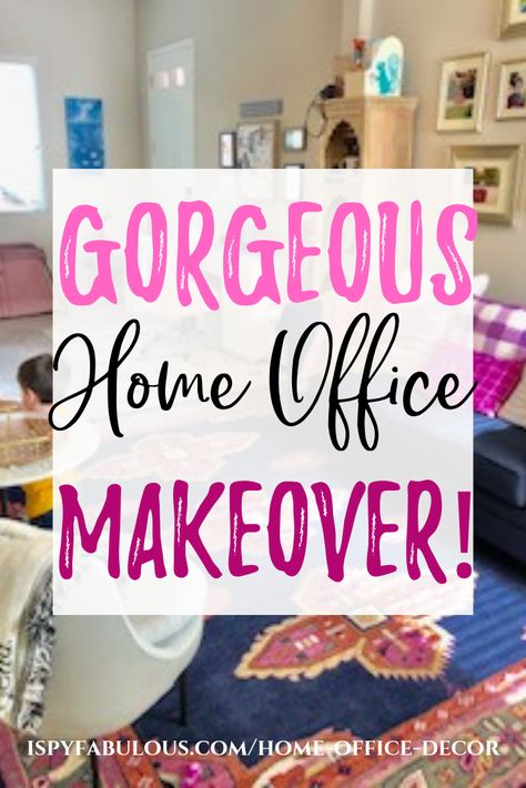 Do love #homedecor as much as I do? It's taken me awhile to create my design plan for my #homeoffice, but now it's done and I'm sharing it with you! See what I'm starting with, my inspiration, and all of the items I have sourced to get a high-end look for #affordable  prices. Plus, help me pick out the perfect #wallpaper that will transition well when the room eventually becomes my son's bedroom. If you love  #interiordesign and#homedecorating, you'll love this post! #ad  #homeinspo #lifestyle Office Wallpaper Fun, Woman Office Wallpaper, Feminine Office Wallpaper, Feminine Office With Wallpaper, Women Office Ideas, Peony Wallpaper Office, Kids Clothes Organization, Home Office Makeover, Messy House