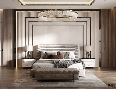 Bedroom Behance, Bed Back Design, Unique Bedroom Design, Bedroom Interior Design Luxury, Modern Luxury Bedroom, Modern Bedroom Interior, Luxury Bedroom Design, Luxury Bedroom Master, Bedroom Decor Design